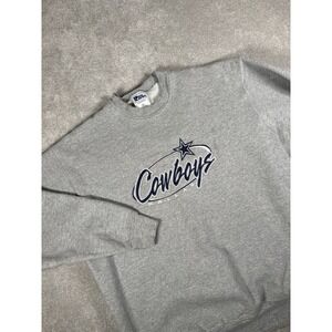 Vintage Dallas‎ Cowboys Pro Player Crewneck Sweatshirt Size X-Large Made In USA